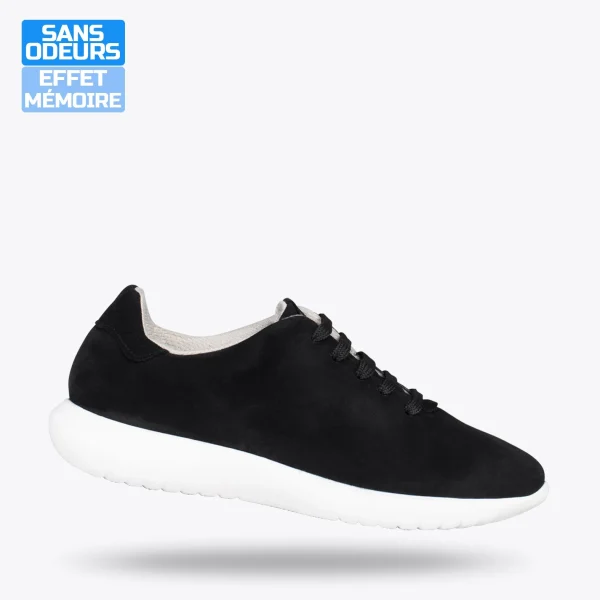 MiMaO ShopOnline WALK – Baskets Confortables Pour Femme NOIR 1