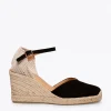 MiMaO ShopOnline NERJA – Espadrilles à Talon Haut NOIR 22