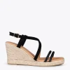 MiMaO ShopOnline MORAIRA – Espadrilles à Talon Compensé NOIR 22