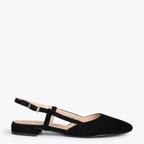 MiMaO ShopOnline BRUNCH – Chaussures à Talon Bas Et Bride Arrière NOIR 1