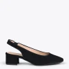 MiMaO ShopOnline URBAN LADY – Escarpins à Talon Moyen à Bride Arrière NOIR 20