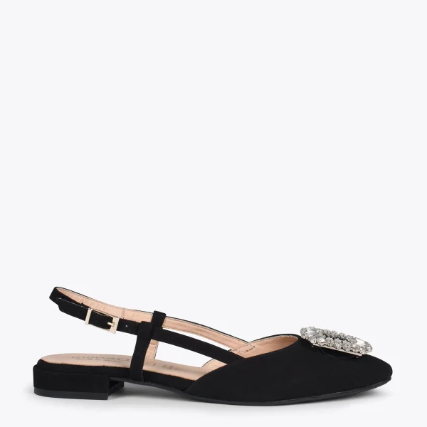 MiMaO ShopOnline BRUNCH BIJOU – Escarpins Avec Bride Arrière Et STRASS NOIR 1
