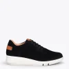 MiMaO ShopOnline FLY – Chaussures Décontractées à Talon Compensé NOIR 23