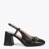 MiMaO ShopOnline MIA À BRIDE ARRIÈRE – Slingback à Talon Large NOIR 23