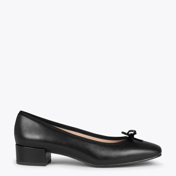MiMaO ShopOnline OPÉRA – Ballerines à Talon NOIR 1