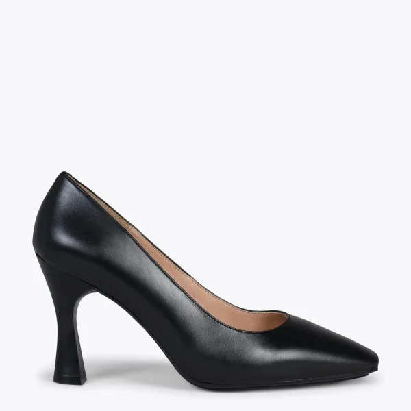 MiMaO ShopOnline URBAN GLAM CARRÉ – Chaussures à Talon évasé NOIR 1