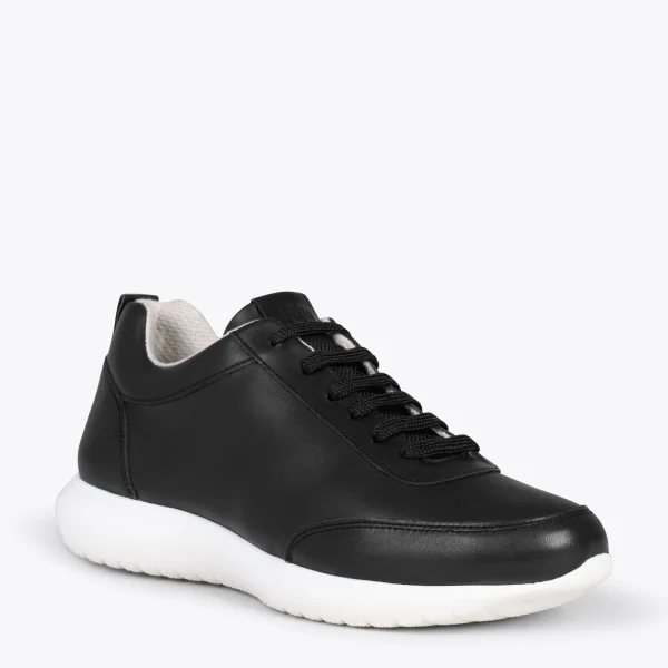 MiMaO ShopOnline MIAMI – Baskets En Cuir Nappa à Lacets NOIR 5