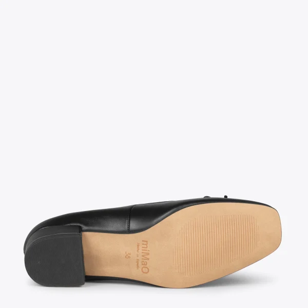 MiMaO ShopOnline OPÉRA – Ballerines à Talon NOIR 6