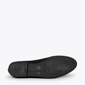 MiMaO ShopOnline STYLE – Mocassins En Cuir Avec Détail Métallique NOIR 17