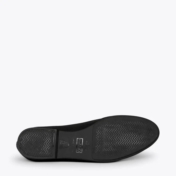 MiMaO ShopOnline STYLE – Mocassins En Cuir Avec Détail Métallique NOIR 6