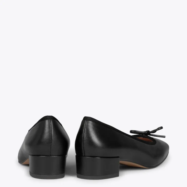 MiMaO ShopOnline OPÉRA – Ballerines à Talon NOIR 4