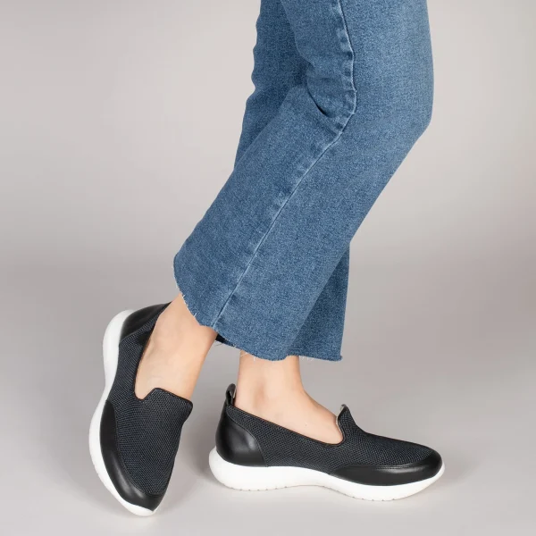 MiMaO ShopOnline SLIPPER SPORT – Baskets à Enfiler En Maille NOIR 7