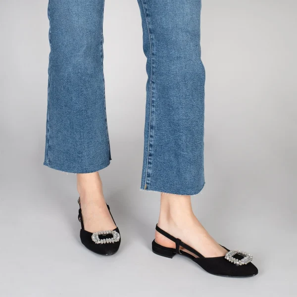 MiMaO ShopOnline BRUNCH BIJOU – Escarpins Avec Bride Arrière Et STRASS NOIR 7
