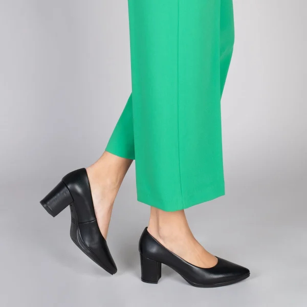 MiMaO ShopOnline URBAN S SOIRÉE – Chaussures à Talon Moyen En Cuir Nappa NOIR 7
