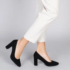 MiMaO ShopOnline URBAN – Chaussures à Talon Haut En Daim NOIR 19