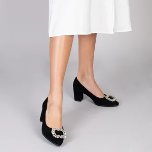MiMaO ShopOnline URBAN S BIJOU – Chaussures à Talon Strass NOIR 19
