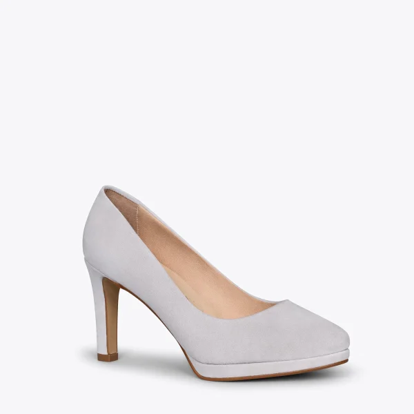 MiMaO ShopOnline PLATEFORME – Escarpins à Talon Haut Et Plateforme GRIS 5