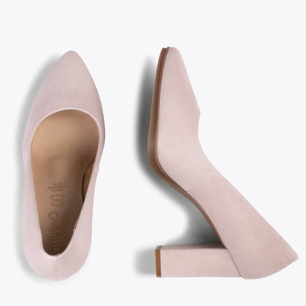MiMaO ShopOnline URBAN – Chaussures à Talon Haut En Daim NUDE 3