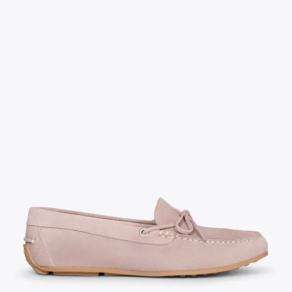 MiMaO ShopOnline BOUCLE – Mocassins Pour Femme à Semelle Amovible NUDE 1