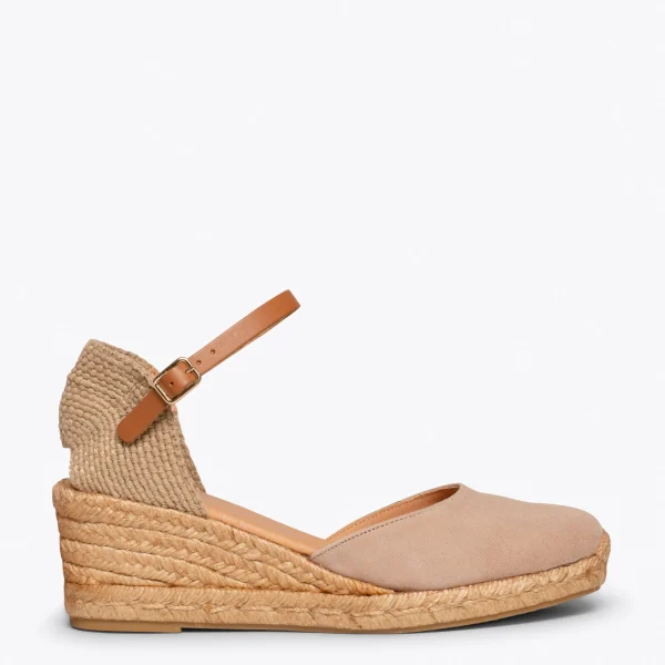 MiMaO ShopOnline ALTEA – Espadrilles à Talon Moyen NUDE 1