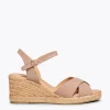 MiMaO ShopOnline CALPE – Espadrilles Artisanales à Lanières Et Boucle NUDE 20