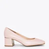 MiMaO ShopOnline Femme – Chaussures à Talon Bas Et Bout Carré NUDE 25