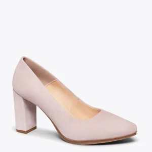 MiMaO ShopOnline URBAN – Chaussures à Talon Haut En Daim NUDE 15