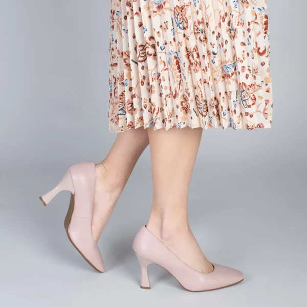 MiMaO ShopOnline URBAN GLAM CARRÉ – Chaussures à Talon évasé NUDE 7