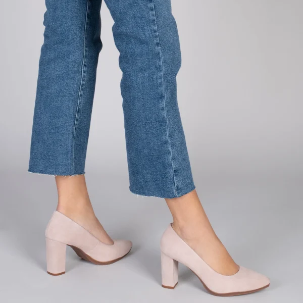 MiMaO ShopOnline URBAN – Chaussures à Talon Haut En Daim NUDE 7