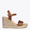 MiMaO ShopOnline OASIS – Espadrilles à Tige Tressée MARRON 20