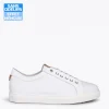 MiMaO ShopOnline SNEAKER – Baskets Casual Pour Femme BLANC-DORÉ 22