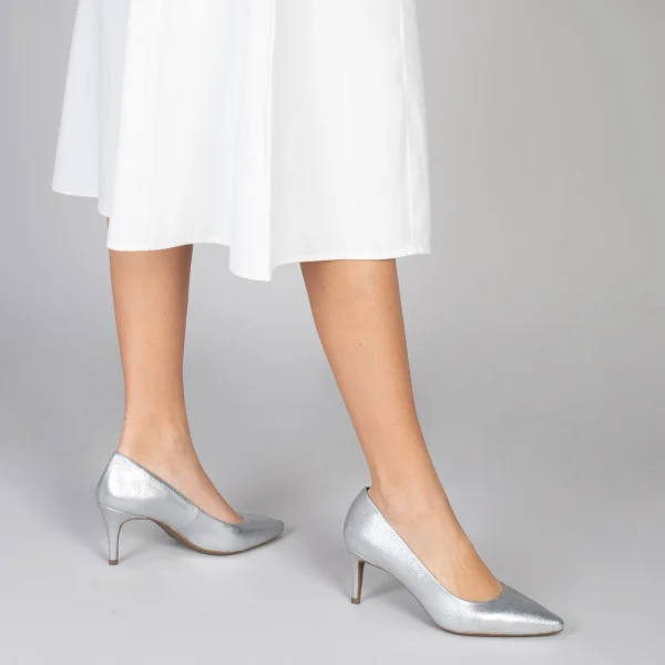 MiMaO ShopOnline STILETTO – Chaussures à Talon Aiguille ARGENTÉ Métallisé 7