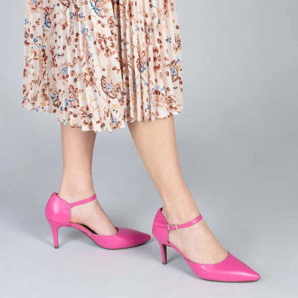 MiMaO ShopOnline DONNA – Chaussures De Soirée Confortables à Talon FUCHSIA 7