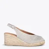MiMaO ShopOnline MOJACAR – Espadrilles à Bride Arrière En Lin ARGENTÉ 20