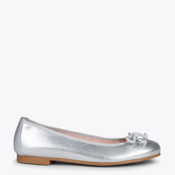 MiMaO ShopOnline BALLET – Ballerines Pour Femme ARGENTÉ 1