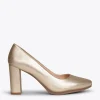 MiMaO ShopOnline URBAN SPLASH – Chaussures à Talon Haut En Cuir DORÉ Métallisé 25