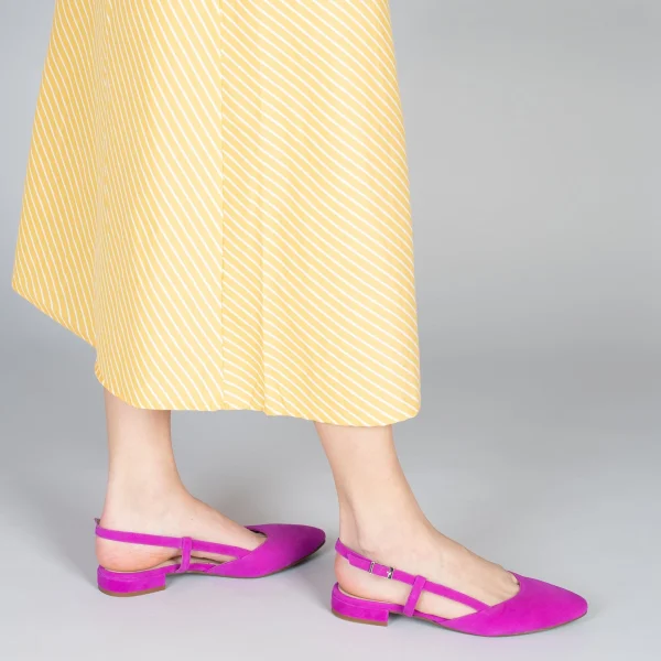 MiMaO ShopOnline BRUNCH – Chaussures à Talon Bas Et Bride Arrière POURPRE 7