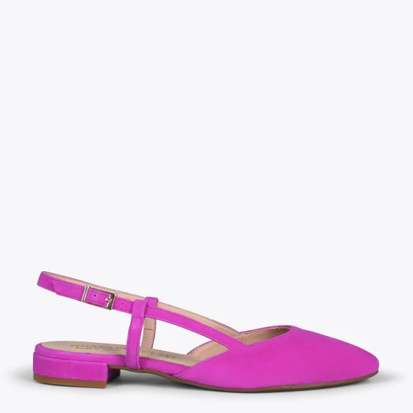 MiMaO ShopOnline BRUNCH – Chaussures à Talon Bas Et Bride Arrière POURPRE 1