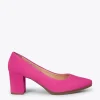 MiMaO ShopOnline URBAN S – Chaussures à Talon Moyen En Daim FUCHSIA 25