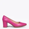 MiMaO ShopOnline URBAN S SOIRÉE – Chaussures à Talon Moyen En Cuir Nappa FUCHSIA 25