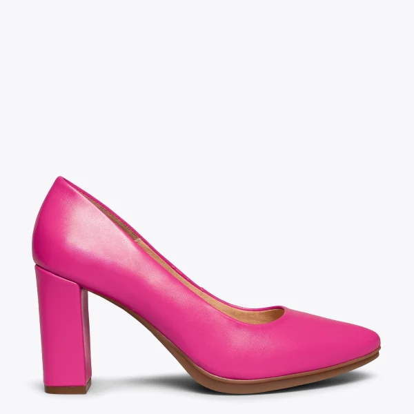 MiMaO ShopOnline URBAN SOIRÉE – Chaussures à Talon Haut En Cuir Nappa FUCHSIA 1