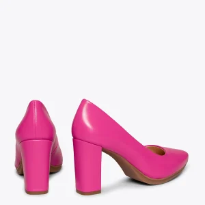 MiMaO ShopOnline URBAN SOIRÉE – Chaussures à Talon Haut En Cuir Nappa FUCHSIA 13