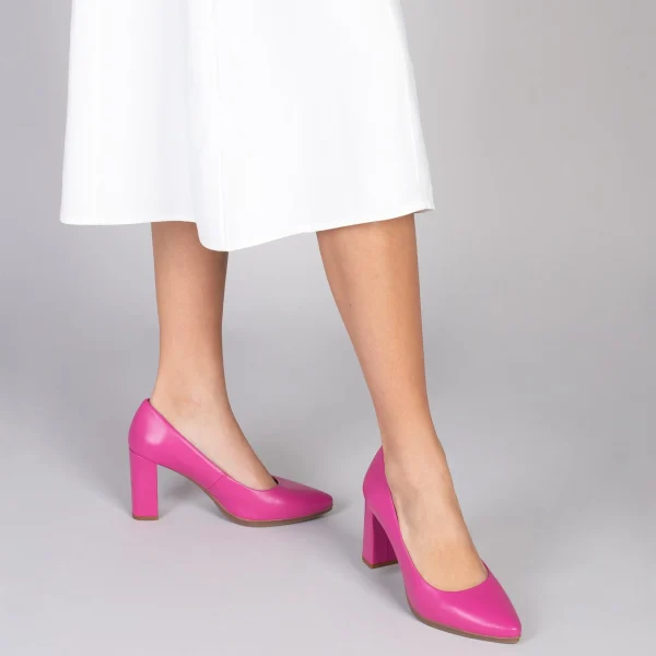 MiMaO ShopOnline URBAN SOIRÉE – Chaussures à Talon Haut En Cuir Nappa FUCHSIA 7