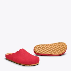 MiMaO ShopOnline SWEET HOME – Pantoufles Pour Femme ROUGE 16