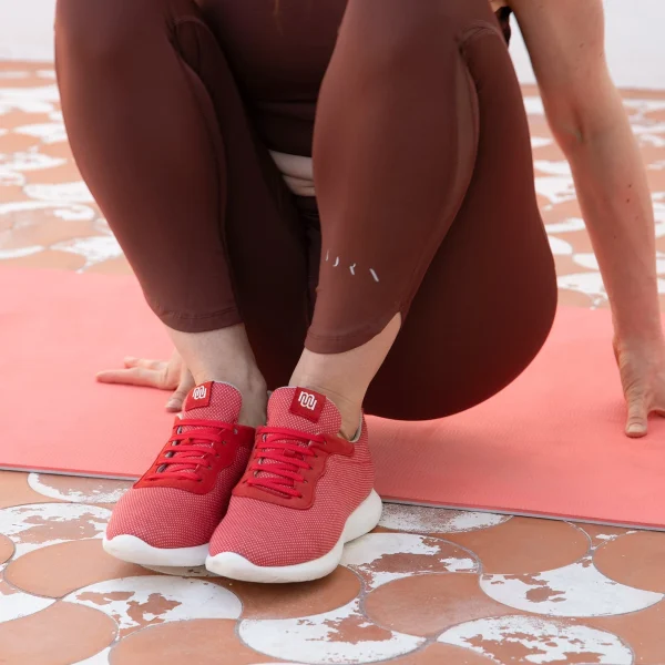 MiMaO ShopOnline YOGA – Baskets En Laine Mérinos ROUGE 7