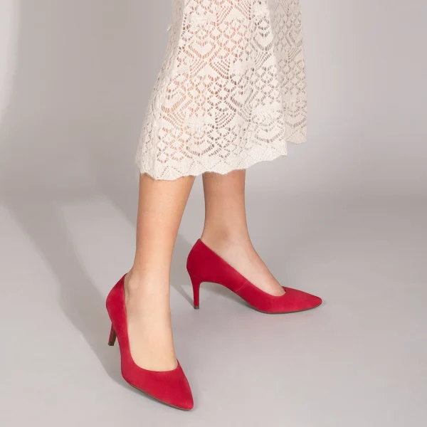 MiMaO ShopOnline STILETTO – Chaussures à Talon Aiguille ROUGE 7