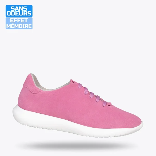 MiMaO ShopOnline WALK – Baskets Confortables Pour Femme ROSE 1