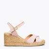 MiMaO ShopOnline CALPE – Espadrilles Artisanales à Lanières Et Boucle ROSE PÂLE 20