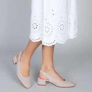 MiMaO ShopOnline URBAN LADY – Escarpins à Talon Moyen à Bride Arrière ROSE PÂLE 19