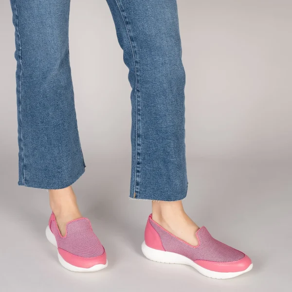 MiMaO ShopOnline SLIPPER SPORT – Baskets à Enfiler En Maille ROSE 7